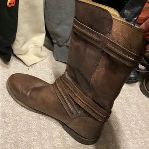 Brown Leather Frye Boots